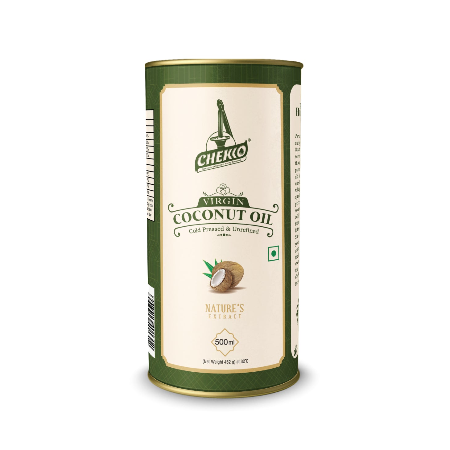 Chekko Cold Pressed Coconut Oil – Virgin, Pure & Wood Pressed Coconut Oil - Chekko Oils Store