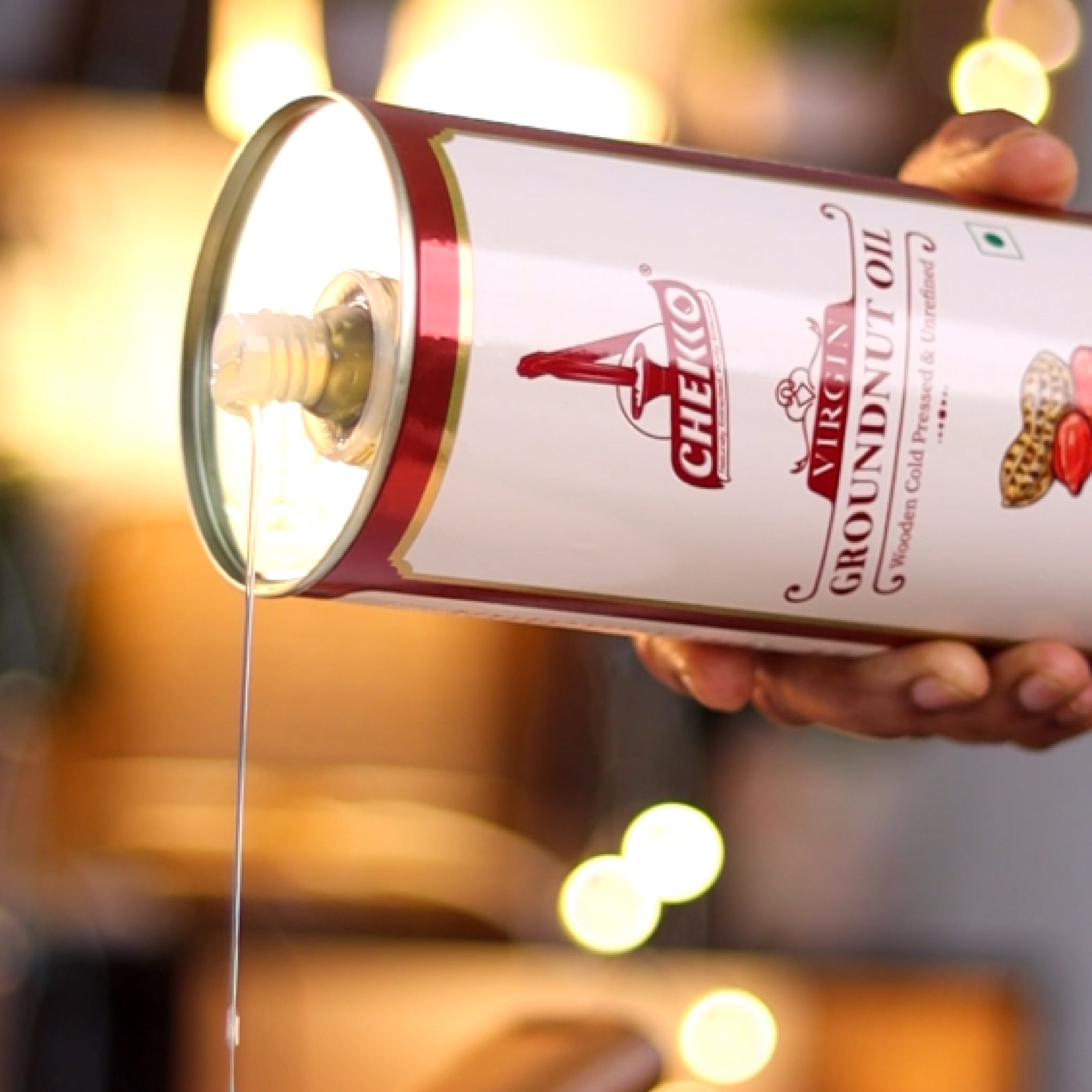 Chekko Cold Pressed Groundnut Oil | Wood Pressed Peanut Oil | Kachi Ghani & Chekku Oil - Chekko Oils Store