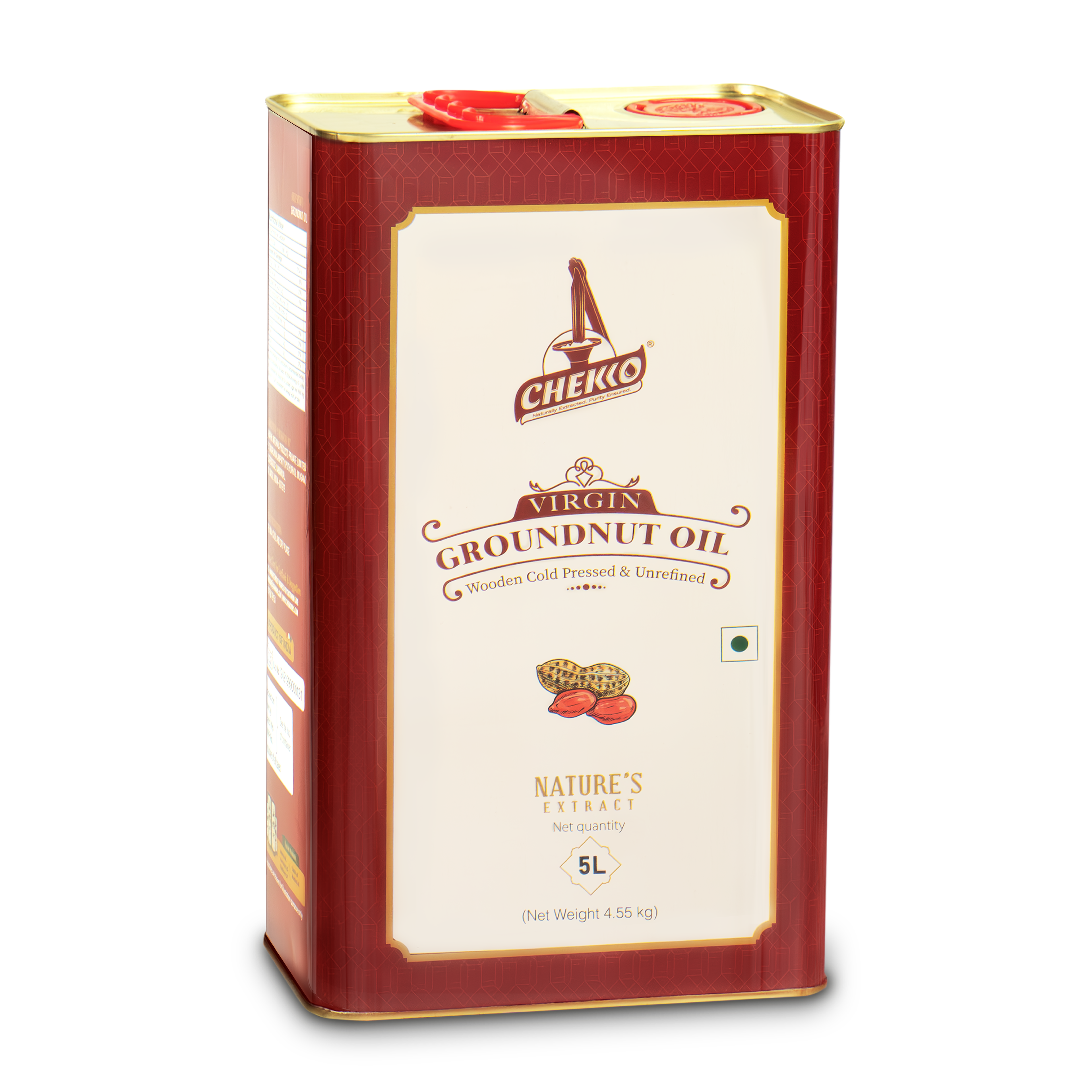 Chekko Cold Pressed Groundnut Oil | Wood Pressed Peanut Oil | Kachi Ghani & Chekku Oil - Chekko Oils Store