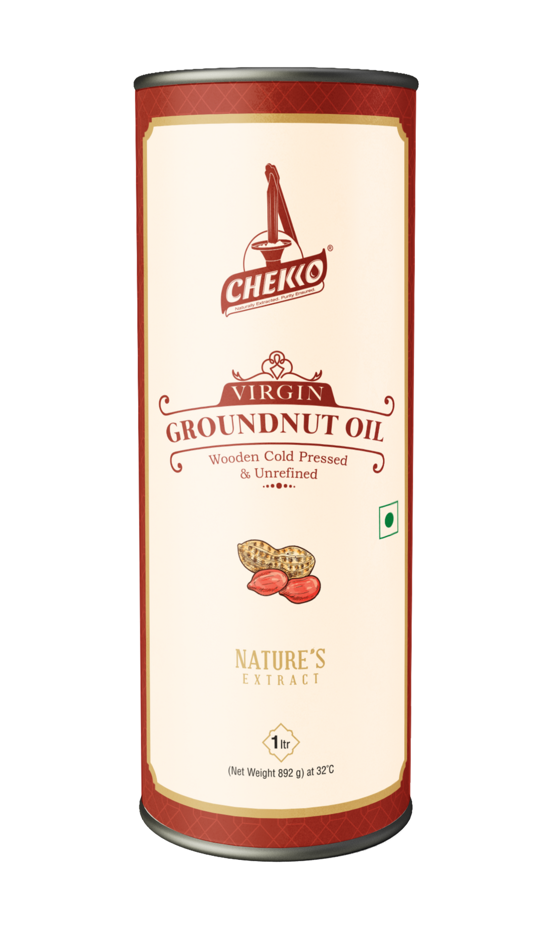 Chekko Wooden Cold Pressed Groundnut Oil - Chekko Oils Store