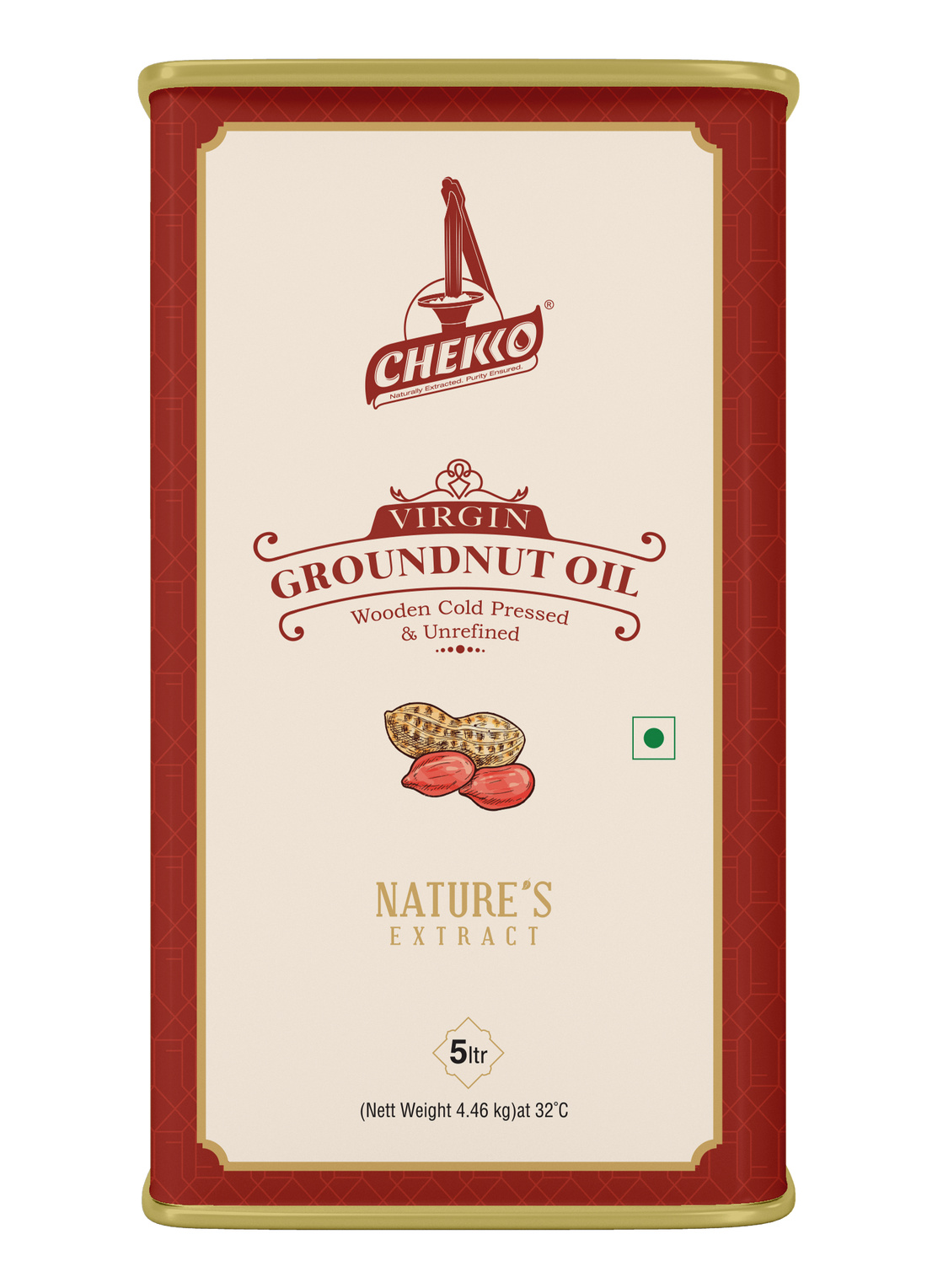 Chekko Wooden Cold Pressed Groundnut Oil - Chekko Oils Store
