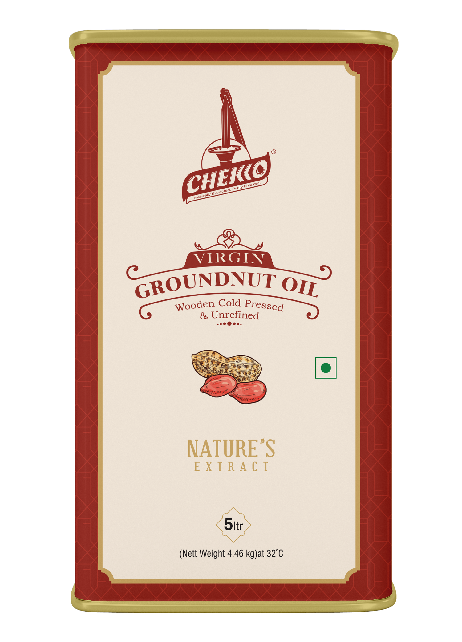 Chekko Wooden Cold Pressed Groundnut Oil - Chekko Oils Store