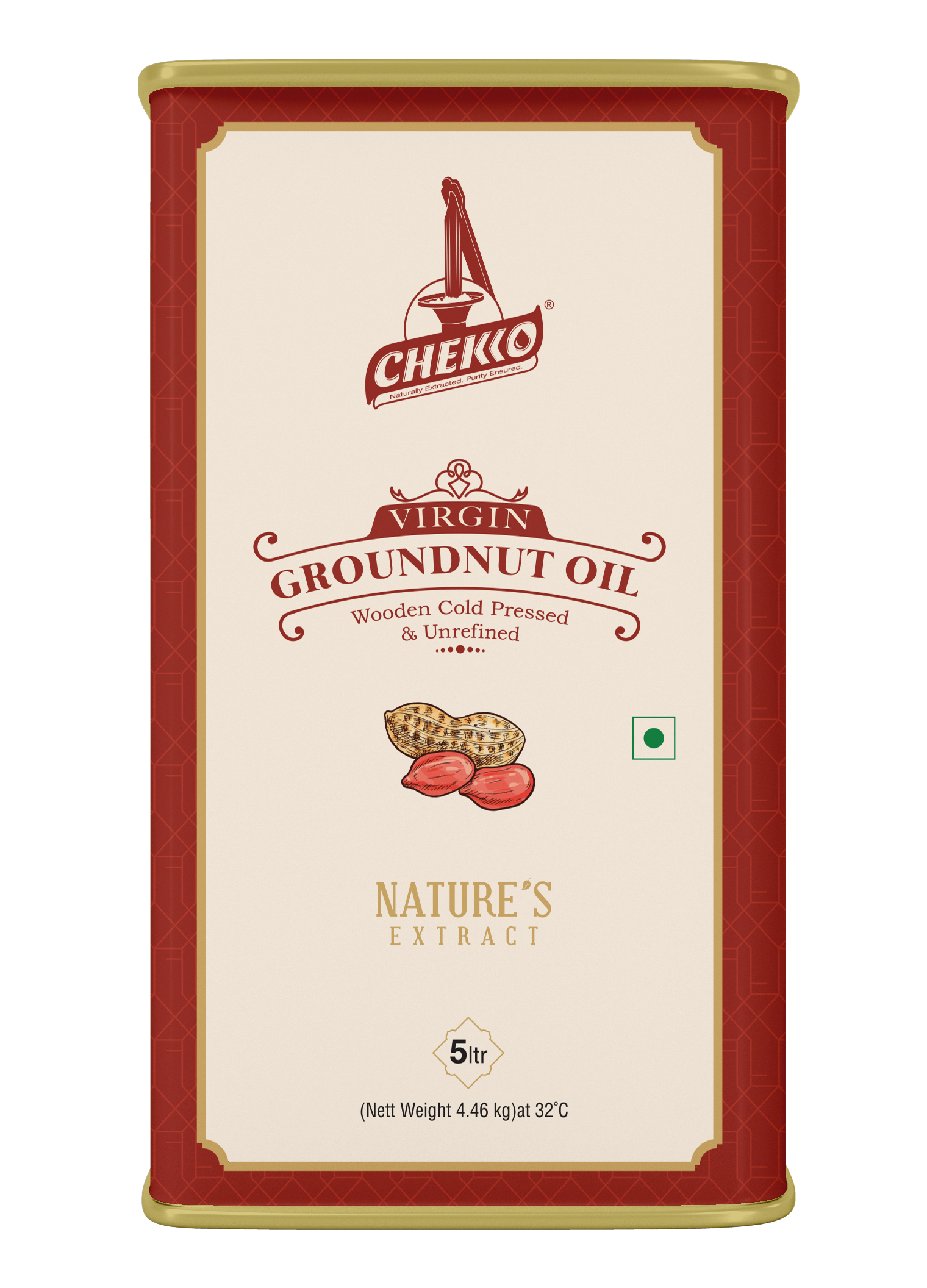 Chekko Wooden Cold Pressed Groundnut Oil - Chekko Oils Store
