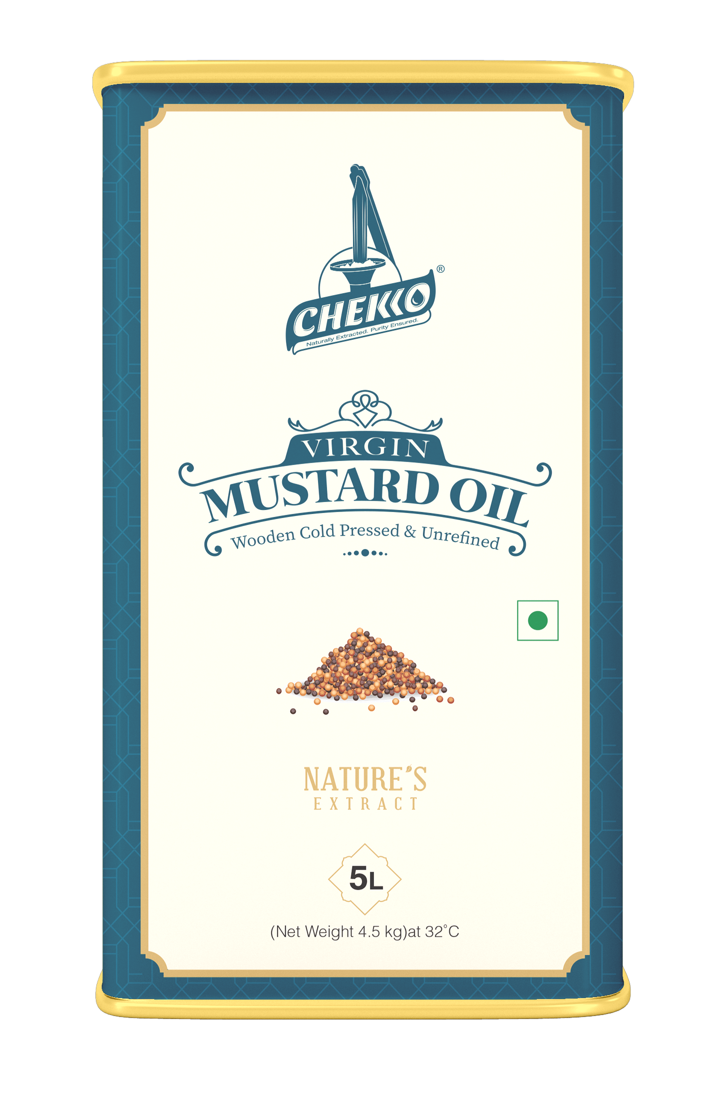 Chekko Cold Pressed Virgin Mustard Oil - Chekko Oils Store