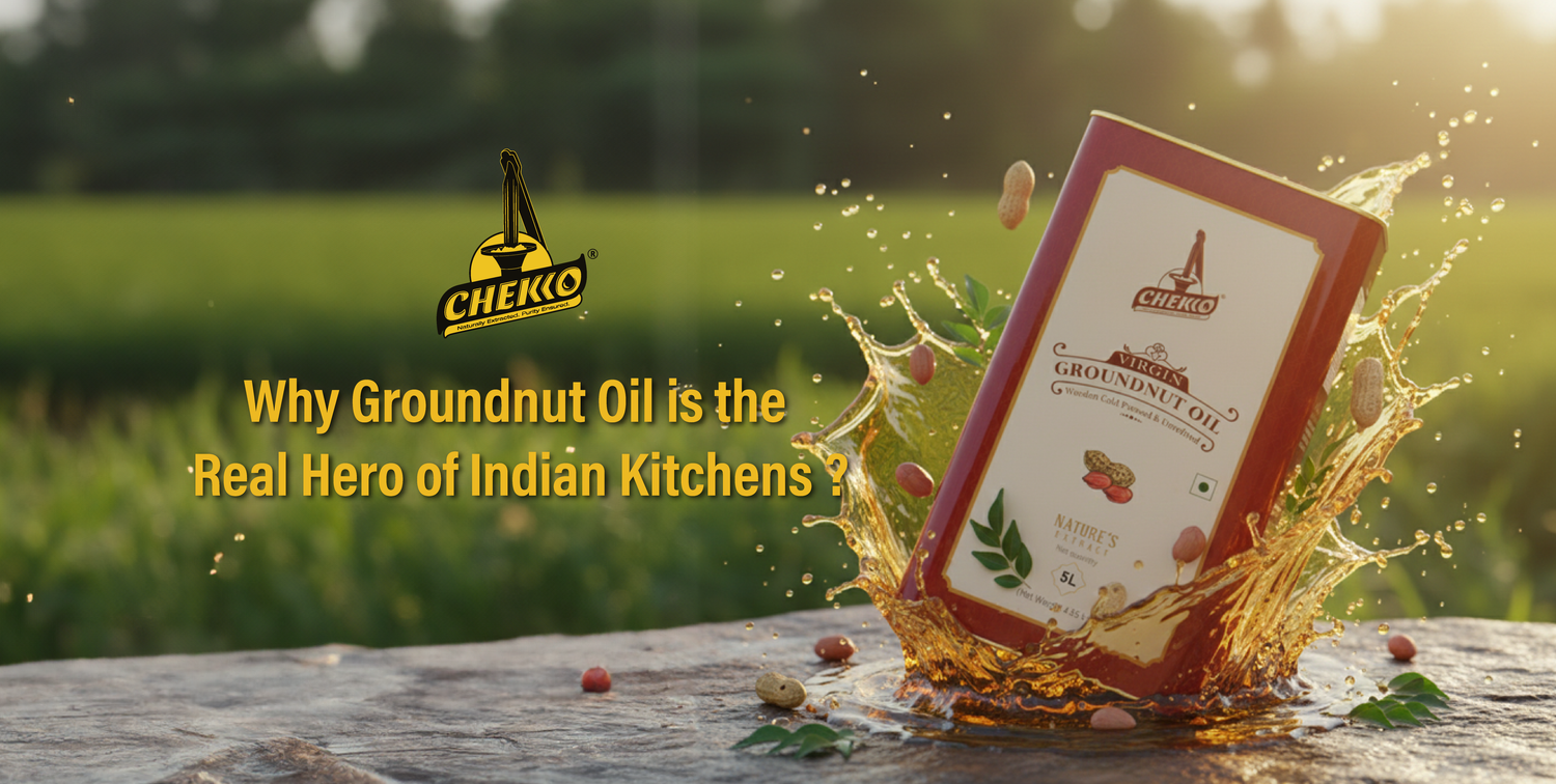 Cold pressed Groundnut oil