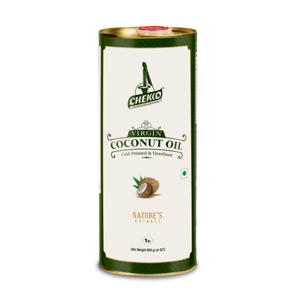 Chekko Cold Pressed Coconut Oil – Virgin, Pure &amp;  Wood Pressed Coconut Oil