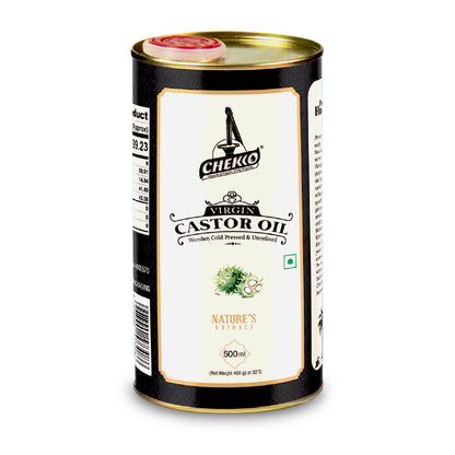 Chekko Cold Pressed Castor Oil – 100% Pure, Natural &amp; Hexane-free