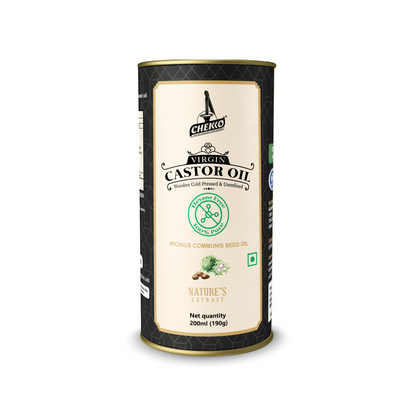 Wooden Cold Pressed Castor Oil - Chekko Oils Store