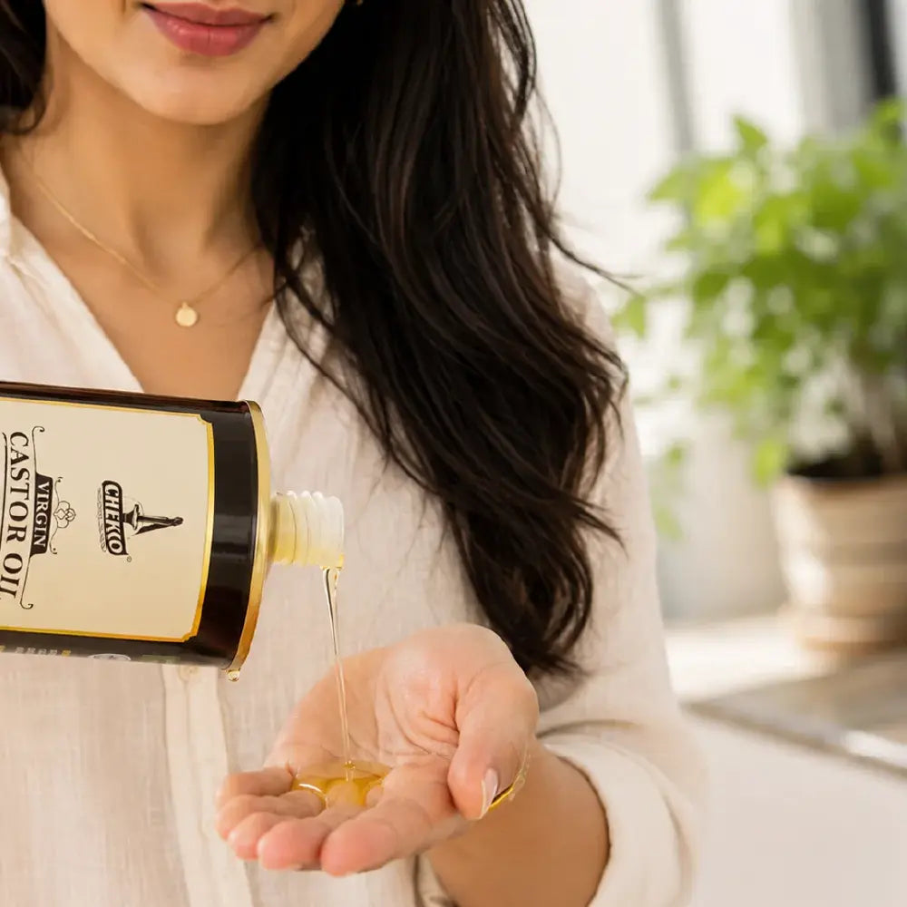 Chekko Cold Pressed Castor Oil – 100% Pure, Natural &amp; Hexane-free