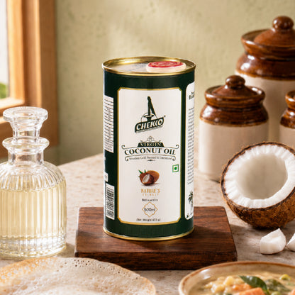 Chekko Cold Pressed Coconut Oil – Virgin, Pure &amp;  Wood Pressed Coconut Oil