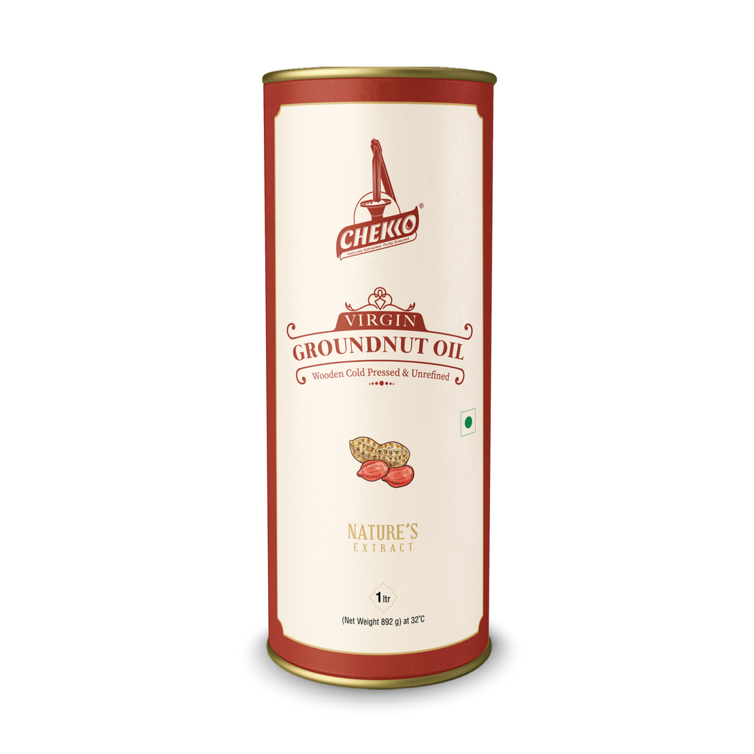 Chekko Cold Pressed Virgin Groundnut Oil