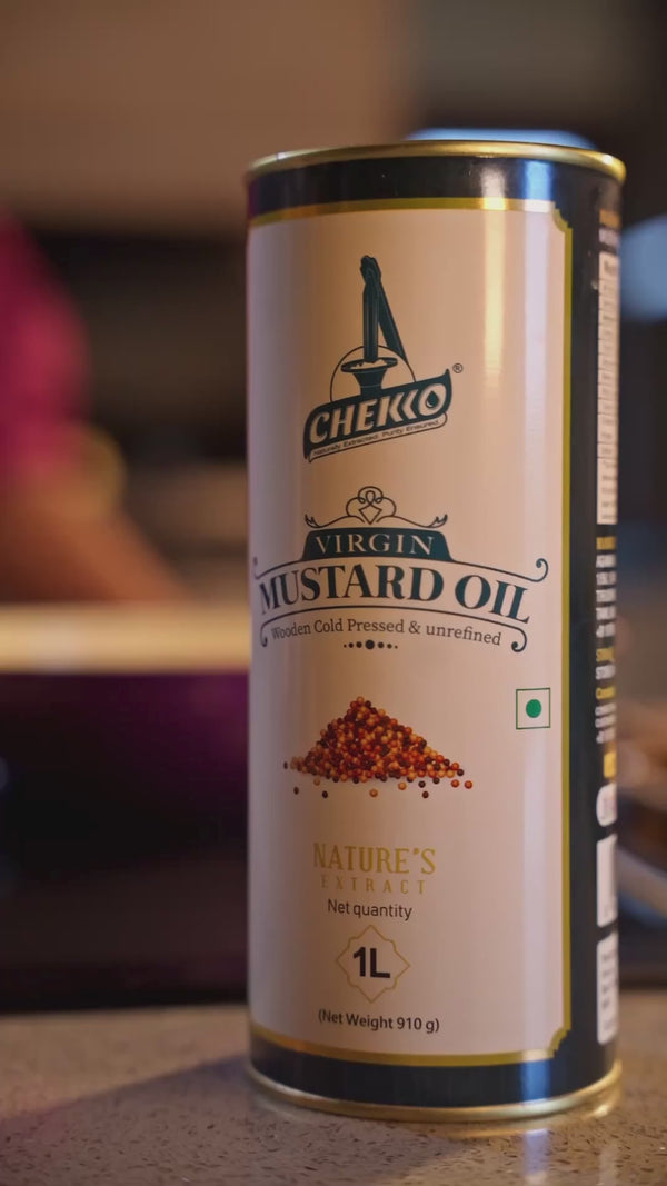 Virgin Cold-Pressed Mustard Oil